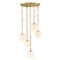 Designers Fountain Wine Flower 5-Light Brushed Gold Glam Statement Chandelier for Foyers and Entryways D329M-5CH-BG - alternate 8